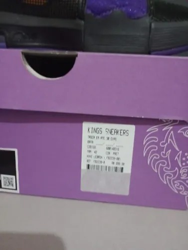 Tenis Nike Lebron Witness 8 Masculino Preto Roxo