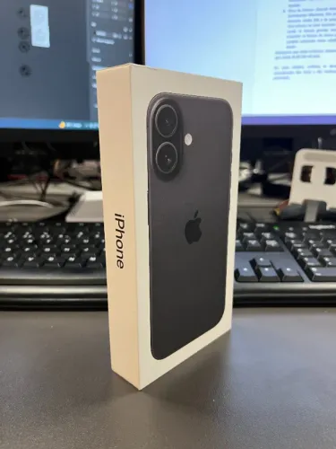 iPhone 16 Novo Lacrado com garantia Apple e NF - 128GB preto