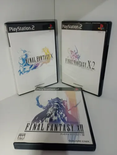 JOGO FINAL FANTASY X X-2 & 12 COLEÇÃO PLAY 2 COMPLETA