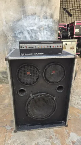 Cubo de baixo+amplificador gallien krueger