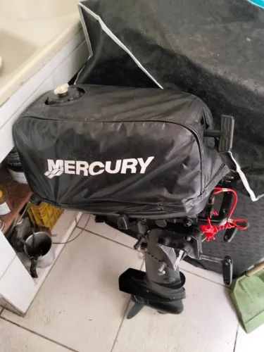Mercury 5HP MANUAL 2TEMPOS - motor de popa usado 