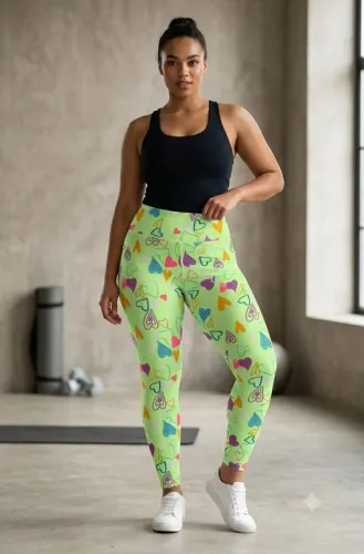Calça legguing corações