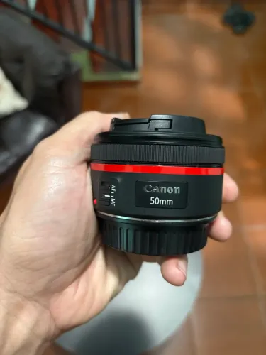 Lente Canon 50mm 1.8 stm