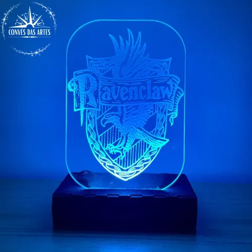 LUMINÁRIA PERSONALIZADA/Harry Potter/HP/Hogwarts/Led/Luminoso/Abajur de mesa/Decoração