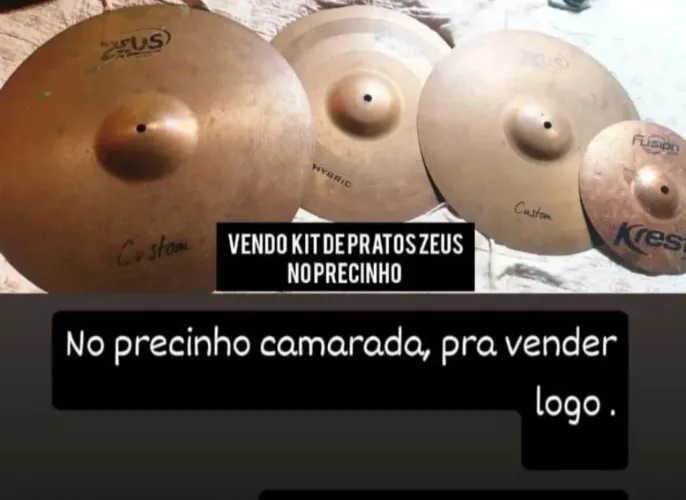 Prato de bateria