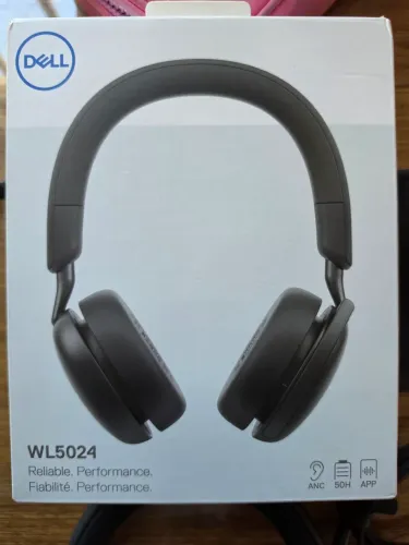 Fone De Ouvido Dell Wl5024 Pro Sem Fio E Híbrido Preto
