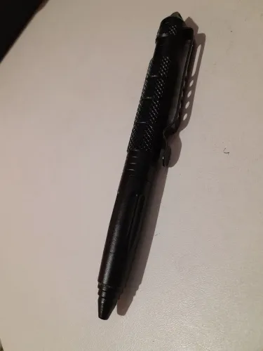 Caneta Tática Quebra Vidros Excelente Escrita Resistente Impactos