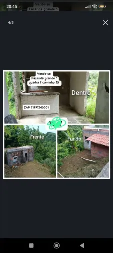 Terreno em cajazeiras fazenda grande 1