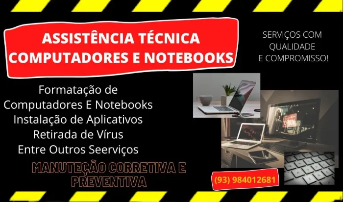 Manutenção de Notebooks e PCs