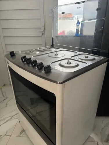 Fogão Consul 5 Bocas Branco - Acendimento Automático (Muito Conservado)