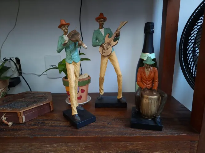 Escultura Musico Jazz 