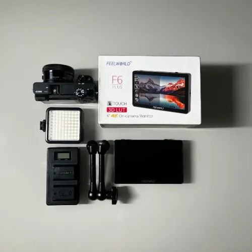 Sony A6300 + Kit Completo para Produção de Vídeo | Apenas 16 mil cliques