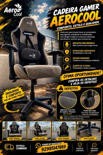 CADEIRA GAMAR AEROCOL