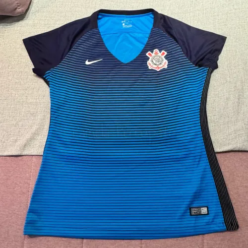 Camisa Corinthians Feminina Azul 2016 Nike Original