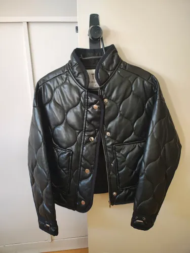 Casaco matelasse like leather PU