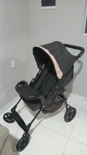 Carrinho de bebê para passeio Galzerano Romano - preto Rosê
