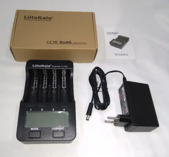 Carregador Inteligente Testador de Baterias 18650 AA AAA LiitoKala Lii-500 Original