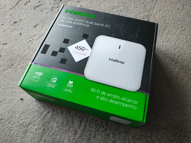 Access Point Dual Band de alta potência Intelbras