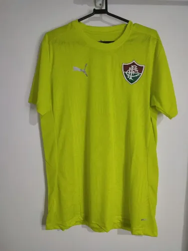 Camisa do Fluminense de Treino Amarelo Neon Masculina 2026/27 Camisa de Time Lançamento 26