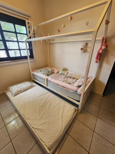 Cama Casinha Sleeper + Cama Auxiliar