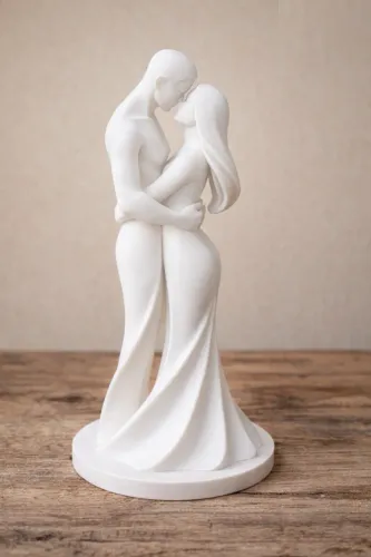 Estatueta de casal