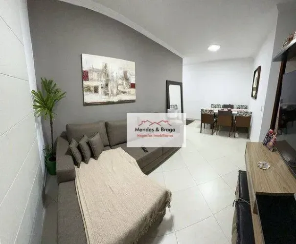 Apartamento com 2 dormitórios à venda, 65 m² por R$ 265.000,00 - Vila Rio de Janeiro - Gua
