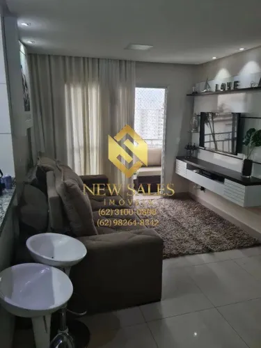 Apartamento mobiliado 3 quartos, andar alto - Setor Goiânia 2