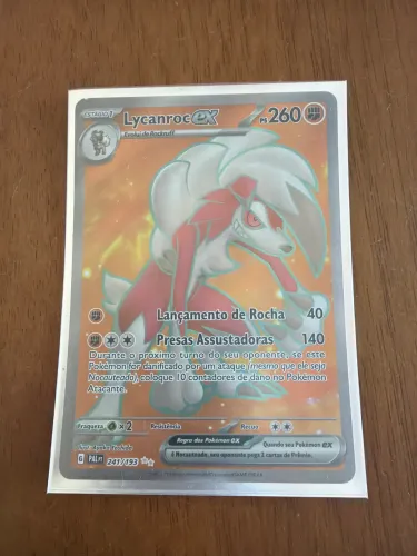 Carta Pokémon lycanroc EX (241/193)