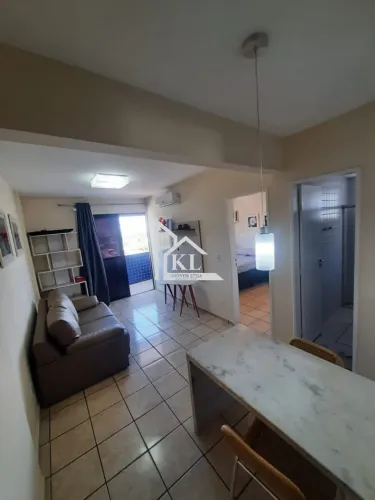 Alugo no Granada Flat Ponta Negra, apto 1/4 mobiliado, 42m², 1 vaga