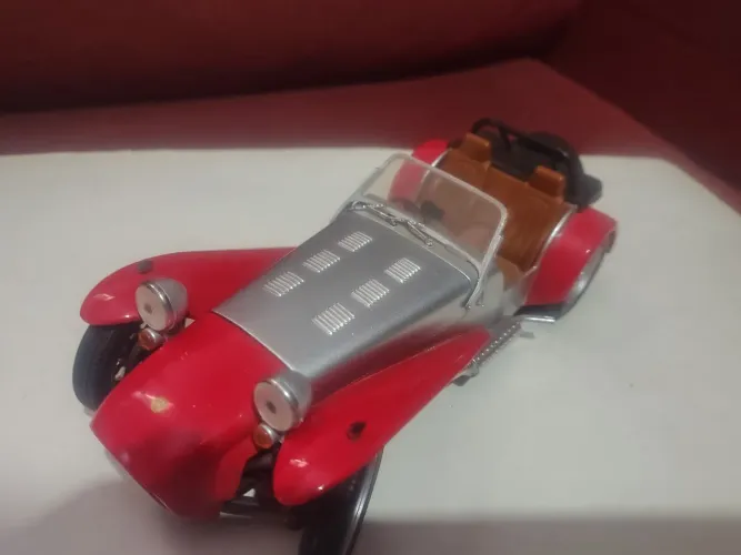 lótus super seven 1957 1/18 anson s caixa