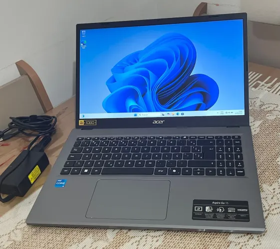 Notebook Acer Aspire Go 15 Core i5 13th 8GB DDR5 SSD NVMe 256GB com garantia.