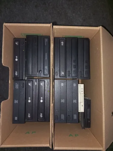 Lote de Drives Ópticos LG/Samsung e Drive de Disquete