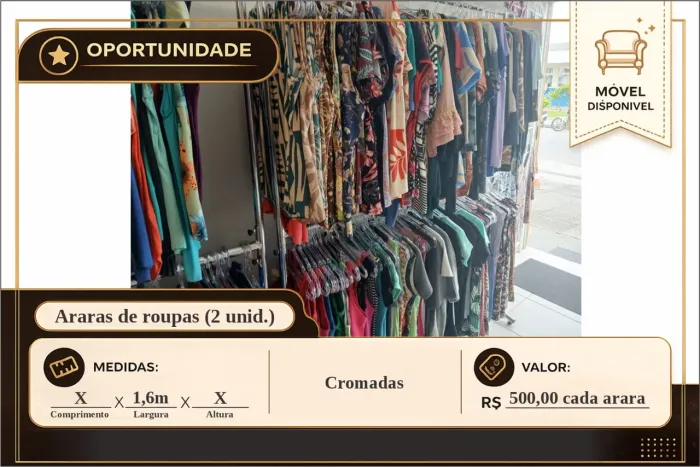 Vendo móveis para loja 