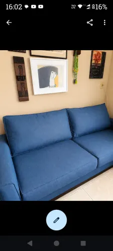 Lindo sofá de Linho 