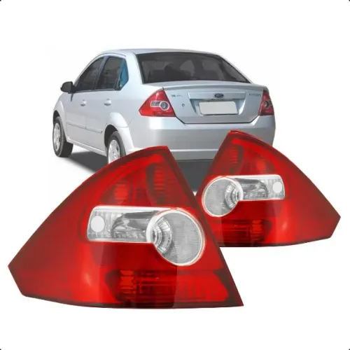 Lanterna Traseira FORD FIESTA SEDAN 2003 ate 2010 Bicolor
