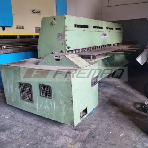 GUILHOTINA MECÂNICA SORG SG-64/30 - 6,4 X 3050 mm