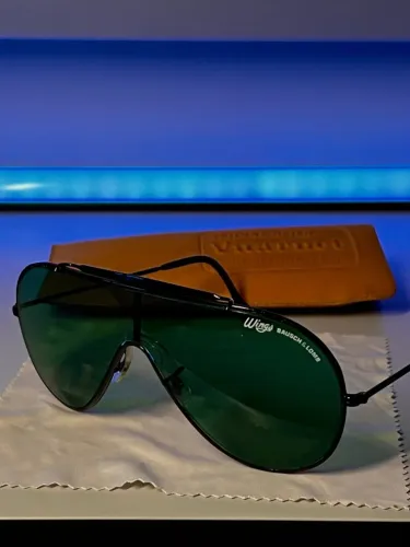 Óculos de Sol Aviador Vintage Wings By Bausch & Lomb Ray Ban 1970/1980