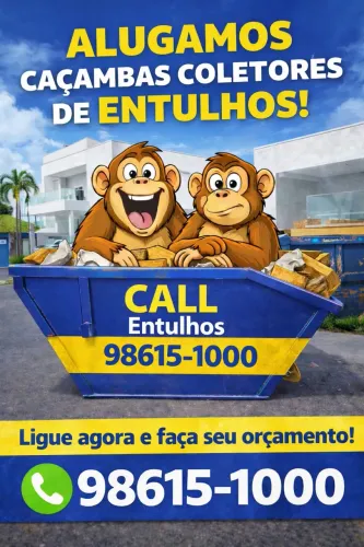 Aluguel de Caçamba para Entulho - Entrega Rápida