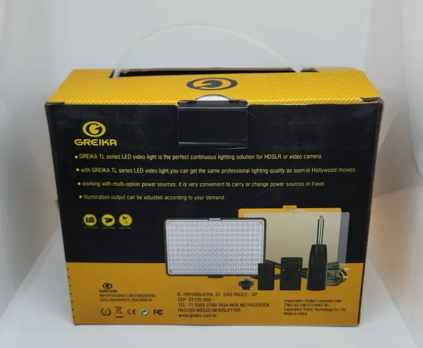 Painel de Luz Led Travor TL-160 Leds para fotografia - Greika