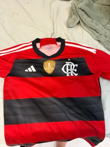 Camisa Flamengo oficial temporada 2023 personalizado patch libertadores do arrascaeta