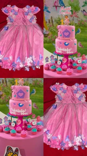 Vestido de festa infantil