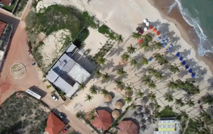 Casa grande praia pé na areia