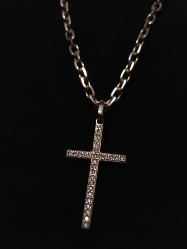 Cordão Cartier fecho gaveta Prata 925 banhada a ouro 18k