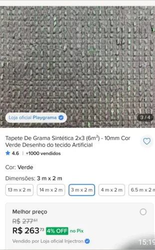 Grama sintética