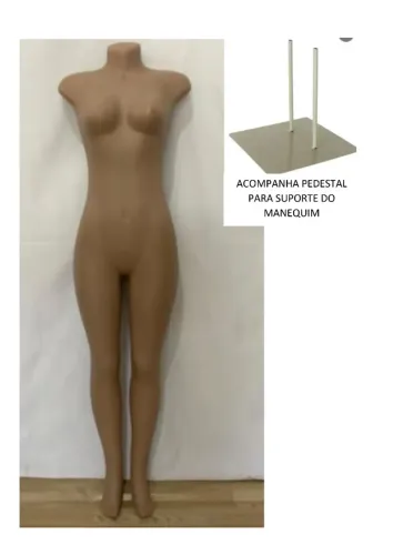 MANEQUIM SEM BRAÇO FEMININO