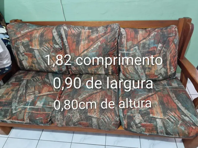 Par de sofá excelente estado 2 é 3 lugares 
