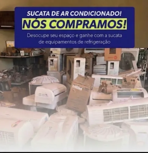 Compramos sucata de ar condicionado