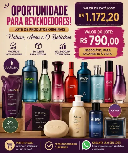 OPORTUNIDADE PARA REVENDEDORES!