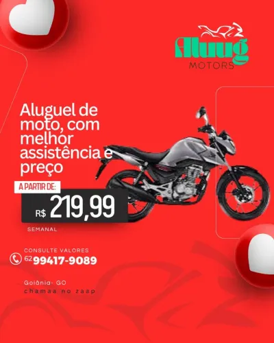 Moto para comprar ou alugar