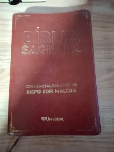 Biblia com anotacoes fe edir mecedo